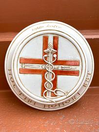 Farmacia Caduceo vintage 1965 Piatto D’appoggio