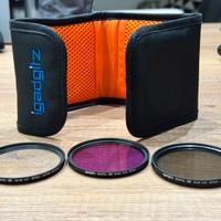 Kit filtro lenti obiettivo 67mm fotocamera reflex