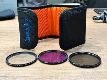 Kit filtro lenti obiettivo 67mm fotocamera reflex