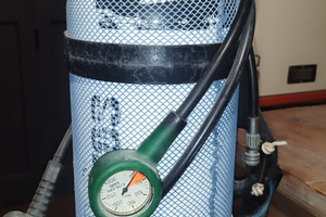 Bombola 15 lt sopra sub