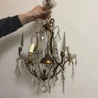 Lampadario d'epoca stile Maria Teresa 