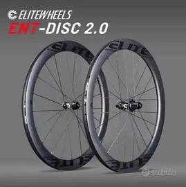 Ruote carbonio bici Elitewheels da 50mm