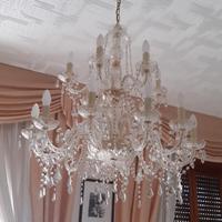 Lampadari a goccia in cristallo