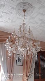 Lampadari a goccia in cristallo