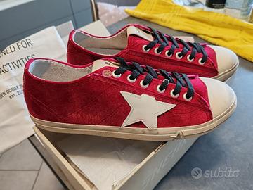 Golden goose V-STAR 2 plum velvet tg 46 