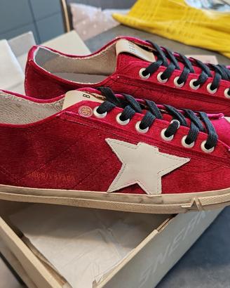 Golden goose V-STAR 2 plum velvet tg 46 