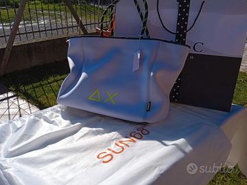 Borsa donna Sun68 Jacqueline Bag bianco panna