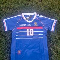 Maglia da calcio Francia home 1998 #10 Zidane