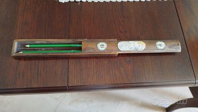 Scatola da collezione in legno intarsi madreperla