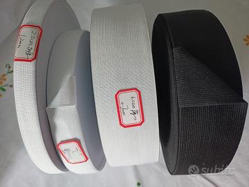 Elastico bianco e nero 