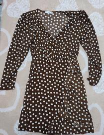 vestito donna fantasia a pois
