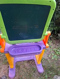 Tavolino+lavagnetta per bambini, con sgabello
