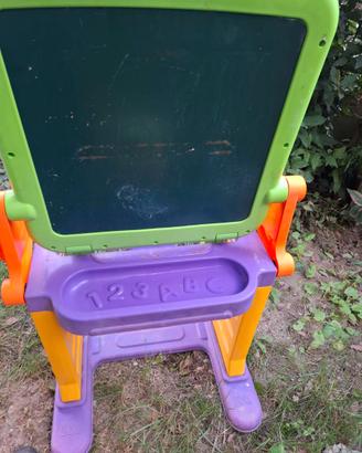 Tavolino+lavagnetta per bambini, con sgabello