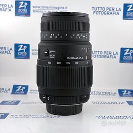 Sigma 70-300 4-5.6 DG MACRO per Nikon + GAR. USATO