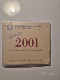 Serie Divisionale 2001 Monete Lire Giuseppe Verdi