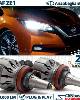 Kit LED H11 PER NISSAN LEAF ZE1 Luce Bianca CANBUS