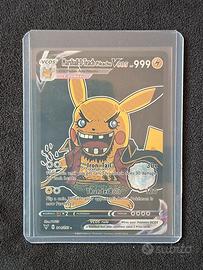 Pokémon Pikachu Cosplay Holo Card:Marshall-D-Teach