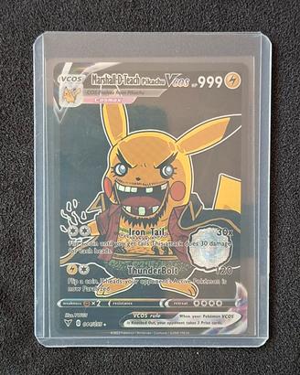 Pokémon Pikachu Cosplay Holo Card:Marshall-D-Teach