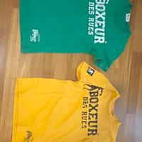 Maglie boxeur verde e arancione