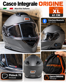 Casco Moto Modulare ORIGINE XL – Bluetooth