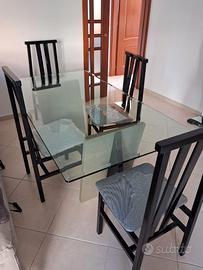 NUOVISSIMO TAVOLO CRISTALLO ZEFFIRO DI CONNUBIA