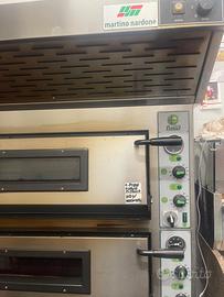 Forno Elettrico 2 camere per 4+4 pizze
