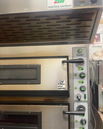 Forno Elettrico 2 camere per 4+4 pizze