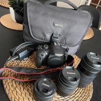 Canon 700D + Obiettivi + Borsa