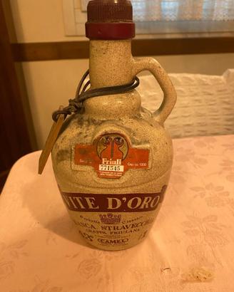 Grappa vite d’oto, friulana, bianca Annata 1981