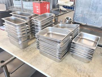 vaschette gelato inox singole e doppie usate