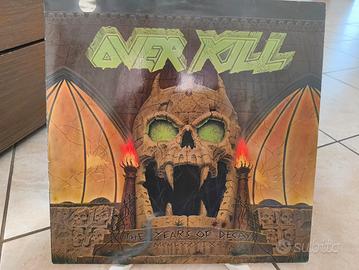 vinile overkill -the years of decay