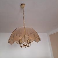 lampadario a sospensione con 2 applique 