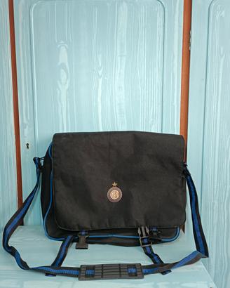 Tracolla Inter nero azzurra logo storico