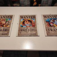 4 Quadretti One Piece Wanted