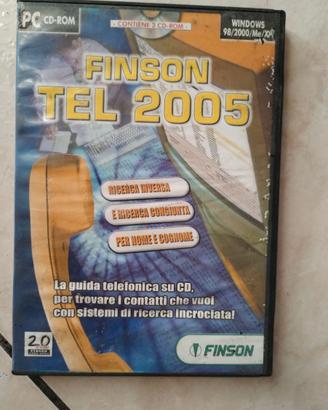 CD rom software Tel 2005 FINSON