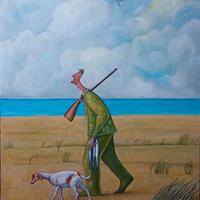 Quadro dipinto ad acrilico su tela