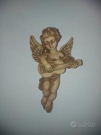 coppia di  antichi angeli da parete