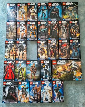 LEGO STAR WARS BUILDABLE Collezione completa