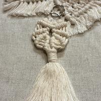 Portachiavi in macramé
