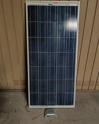 pannello fotovoltaico 100W con regolatore 