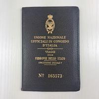 Raro e autentico libretto di viaggio del 1944
