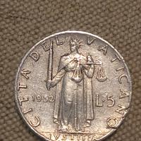 moneta del 1952 vaticano