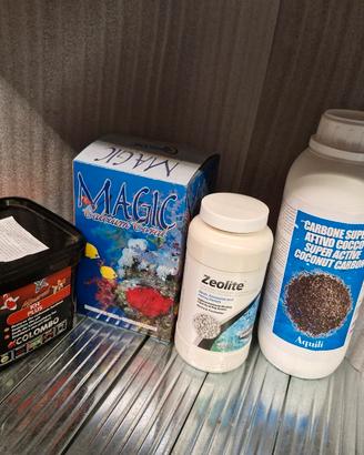 Kit acquario marino calcio kh zeolite carbone