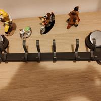 ATTACCAPANNI ADESIVO ALLUMINIO LEGGI 