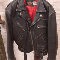 Chiodo pelle Harley Davidson uomo