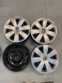 4 Cerchi usati in Ferro Acciaio 6.5X16 5X112 ET 50