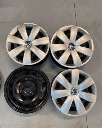 4 Cerchi usati in Ferro Acciaio 6.5X16 5X112 ET 50