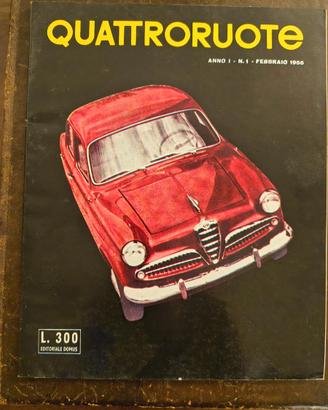 QUATTRORUOTE anno 1  N.1 febbraio 1956