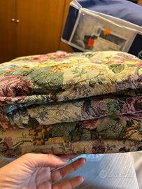 Cuscino avvolgisedia fantasia floreale x 4