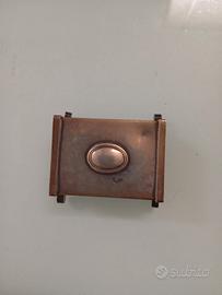 Inchiostratore Heintz in argento su bronzo